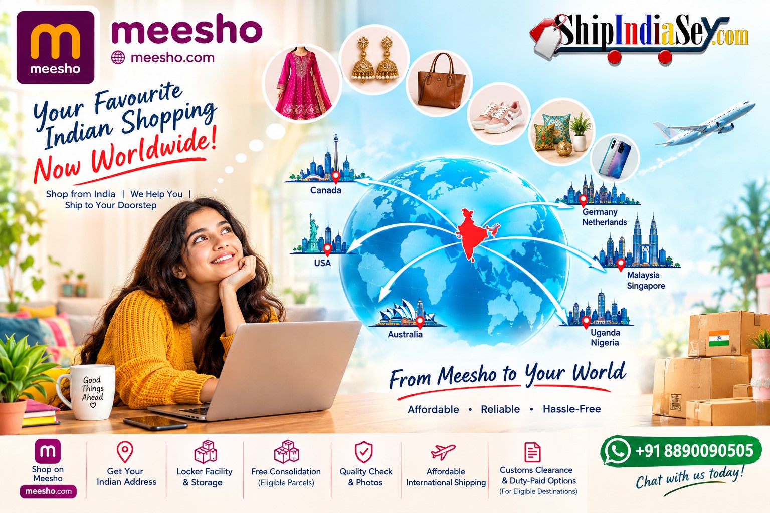 How to Shop on Meesho India from Abroad and Ship Worldwide