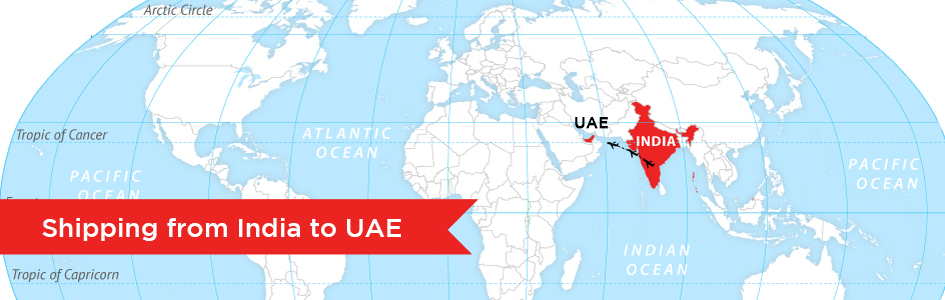 Courier Charges from India to UAE